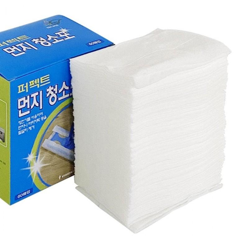 비젼 퍼펙트 먼지청 소포 60 매 리필 정전기 부직포 청소