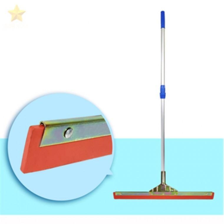 고무35cm 2단조절봉 바닥청소도구 긴막대스퀴지 건물청소용품 화장실물기제거밀대