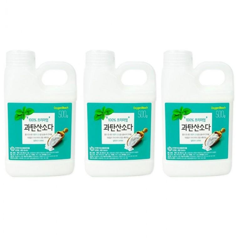 표백제 감동 세탁 청소 과탄산소다 3개 500g x 과탄산소다사