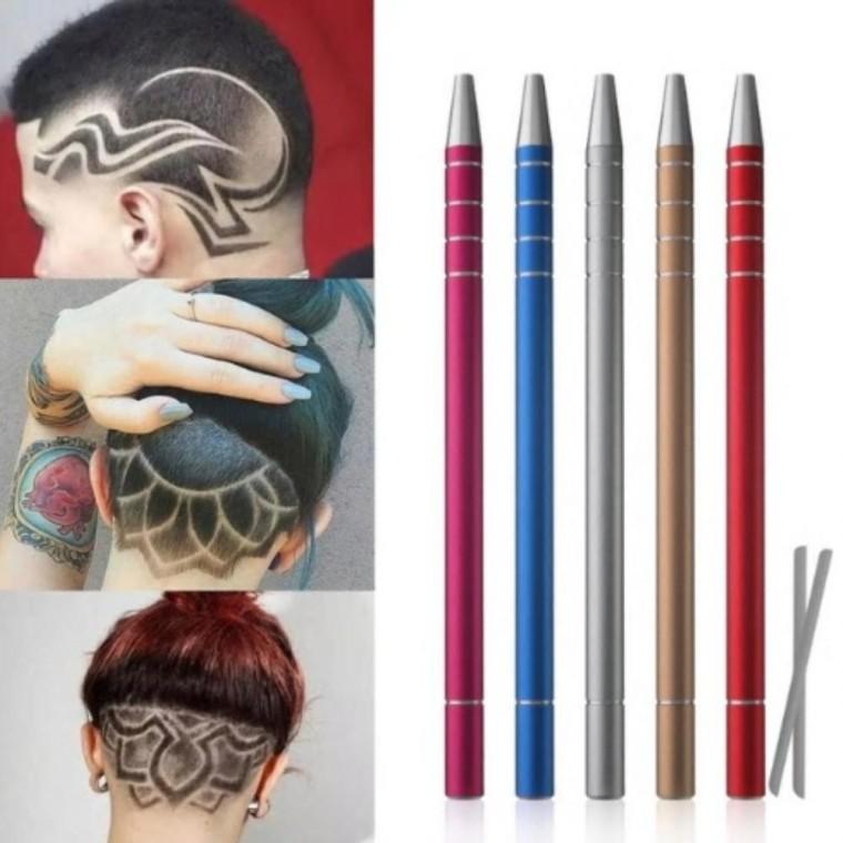 면도날 헤어 스타일 블레이드 트리머 눈썹 diy 펜형