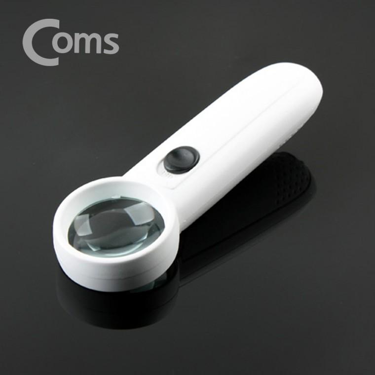 LED 조명 확대경 손잡이 돋보기 15배율 렌즈 37mm