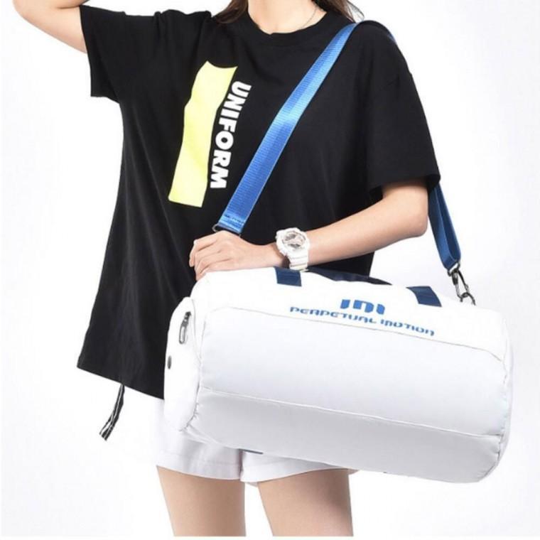 여성 숄더백 캐주얼 가벼운 에코 스트라이프 데일리백
