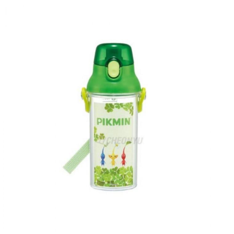 캐릭터 클리어 눈금 보틀 물통 피크닉 소풍 원터치 480ml
