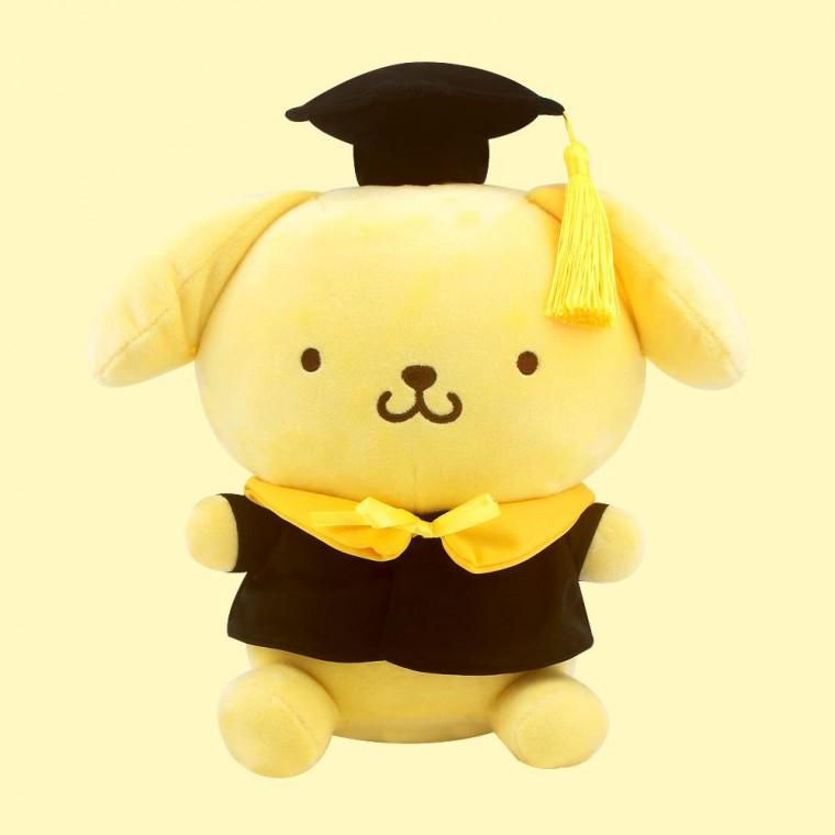 학사모 폼폼 푸린 인형