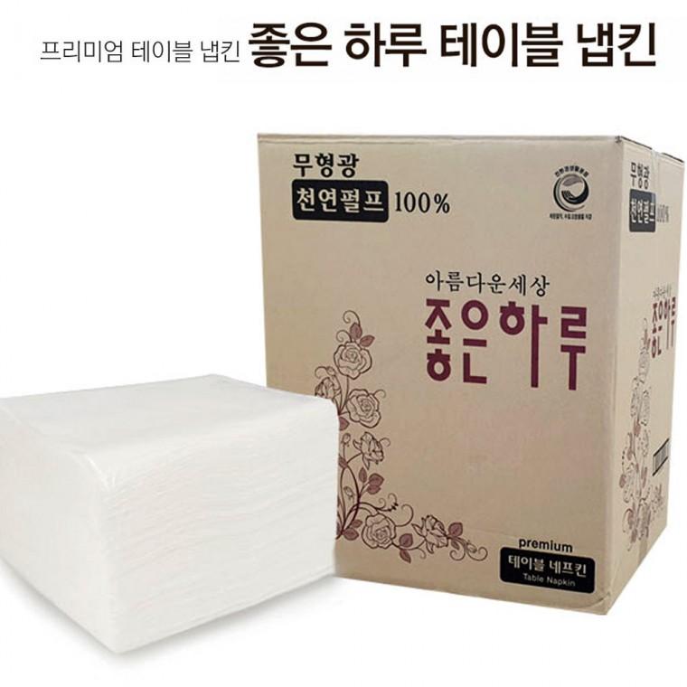프리미엄 테이블 냅킨 8000매 한박스 화장지 휴지