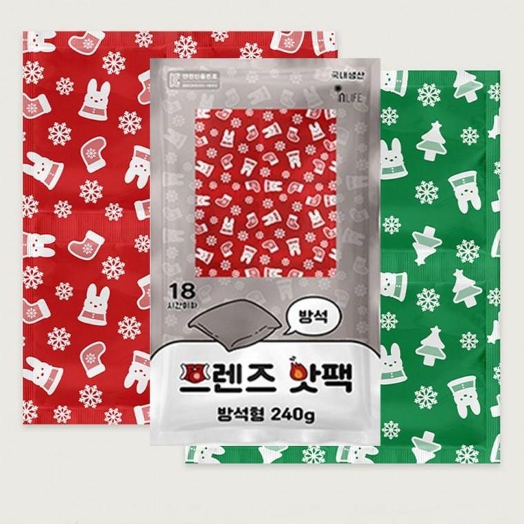 학교 사무실 엉뜨 방석 이불 온팩 핫팩 240g 2개