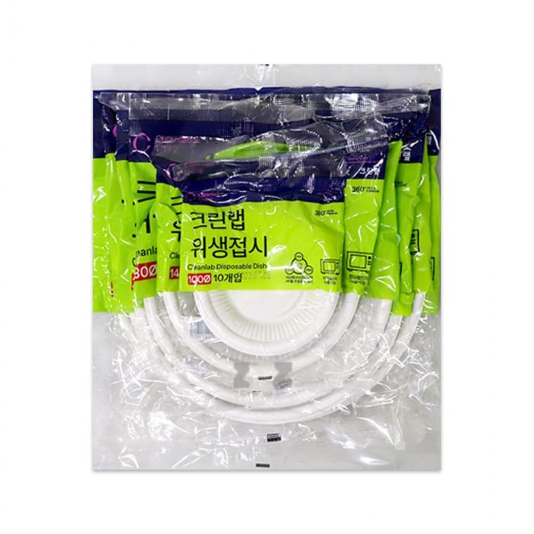 크린랩 원형 위생접시 10cm 14cm 18cm-J/일회용접시/앞접시/야외/텐트/등산/야유회/캠핑/낚시/전자렌지