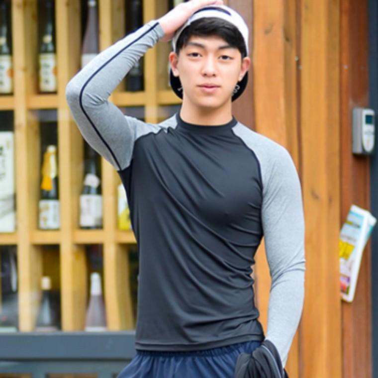 남자 쿨링 래쉬가드 긴팔 남성 레쉬가드 수영복 상의