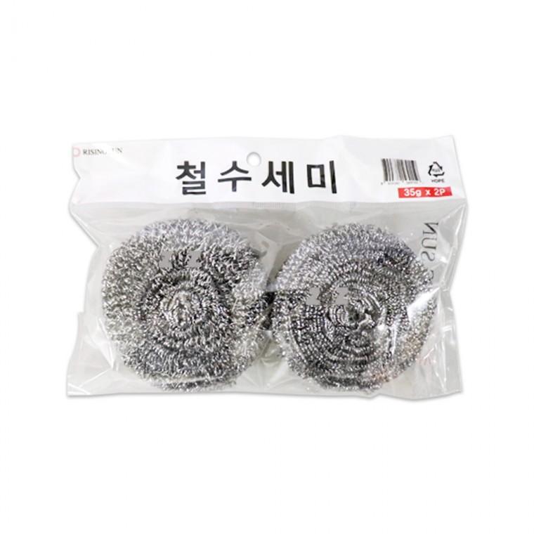 태극 철수세미 35gx2p-TK 스텐수세미 행주 설겆이 수세미