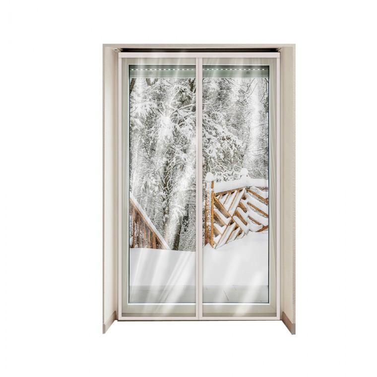 삼정063화이트 보온 자석 방풍 비닐커튼 소90x210