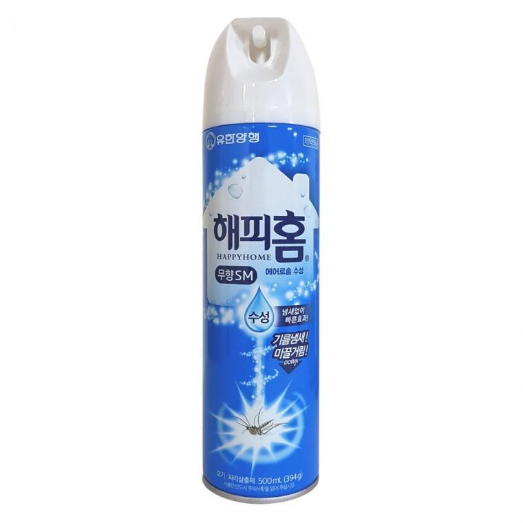 해피홈 무향SM 수성 에어로졸 모기약 500ml