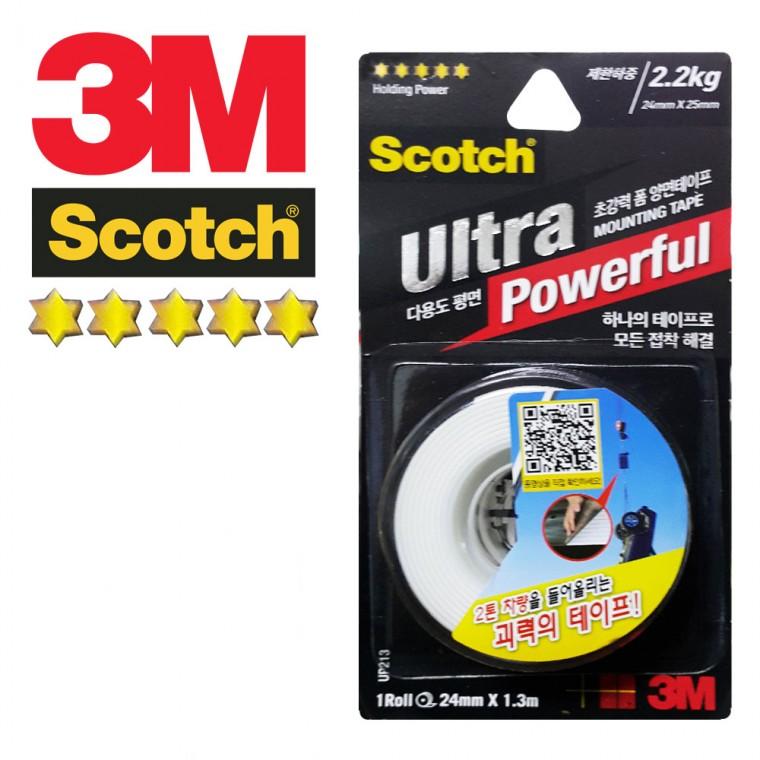 3M 울트라초강력 24mm대폭 1.3m롤 테이프