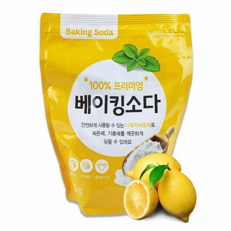 감동 베이킹 소다 2kg 식기 세척 과일 청소용 세제