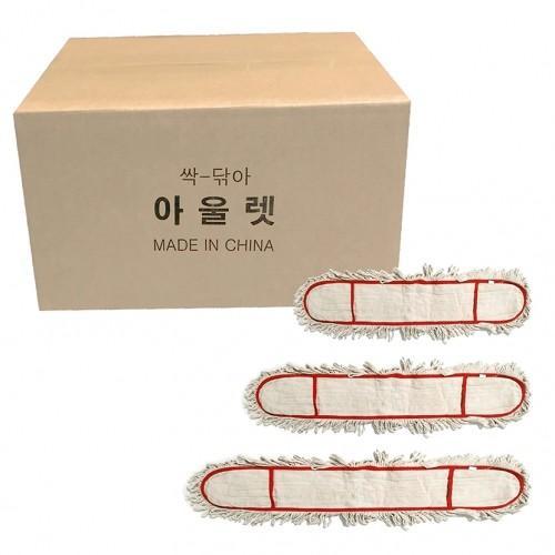 고급면혼방90cm 40개 업소용대걸레 청소용극세사걸레 밀걸레리필 매장극세사걸레