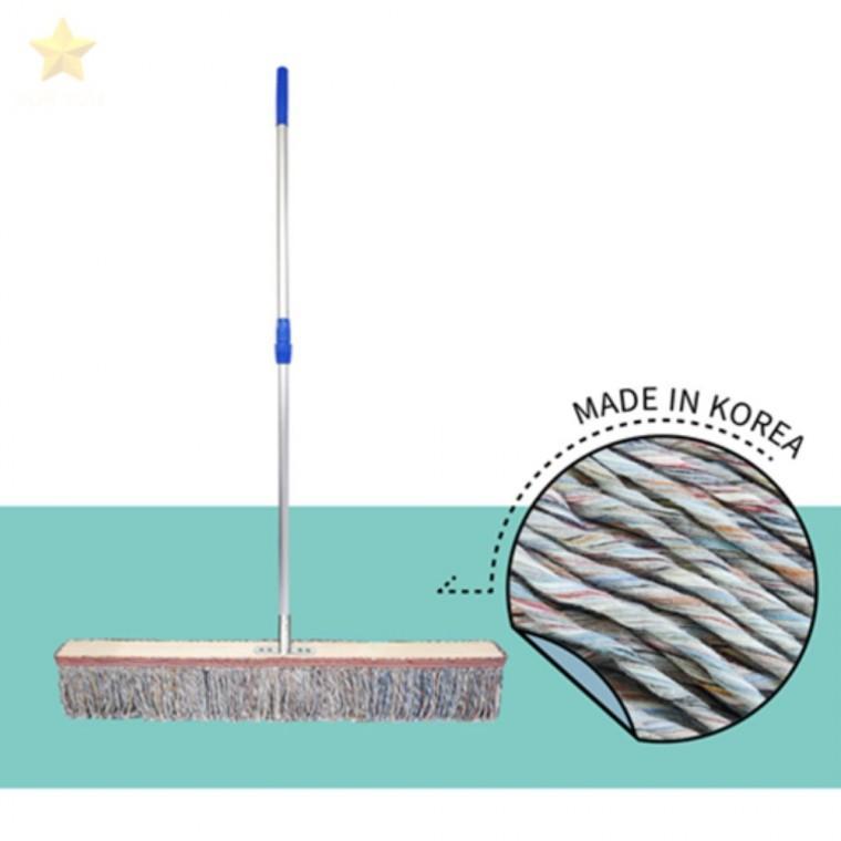 2단봉 폭120cm 업소용밀대걸레 청소용대걸레 넓은대걸레 체육관기름걸레