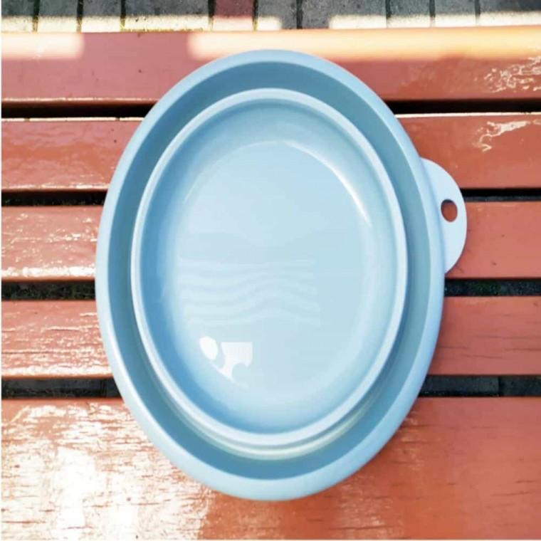 집소 접이식 대야 32cm 욕실바가지 청소대야 접이식바가지