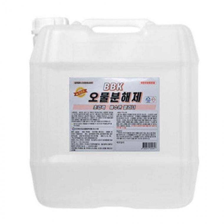 BBK 오물 분해제 18L 배수관클리너 화장실청소 대용량 세정제