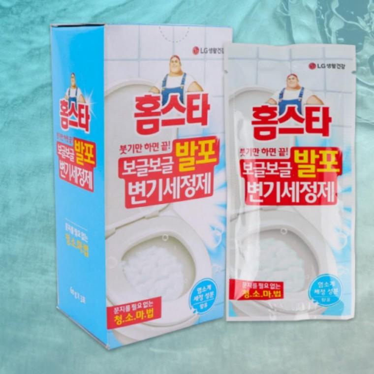 홈스타 발포 변기 세정제 3회분 화장실 거품형 청소 세제