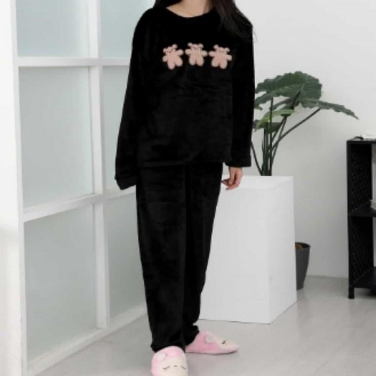 극세사 수면 잠옷 극세사잠옷 청소년잠옷 홈웨어바지 여자수면바지