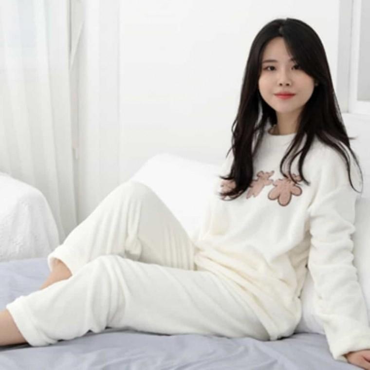 극세사 수면 잠옷 겨울잠옷 청소년잠옷 홈웨어바지 밍크잠옷