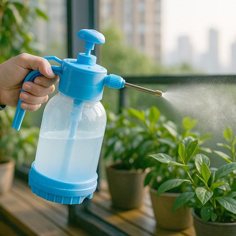 파워 자동압축 분무기 1.8L 가압펌프 스프레이 원예 정원 농약 청소 다용도 미스트