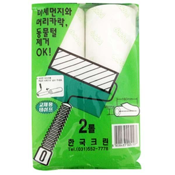 [도매포유]돌돌청소용테이프크리너리필2P(16x10)