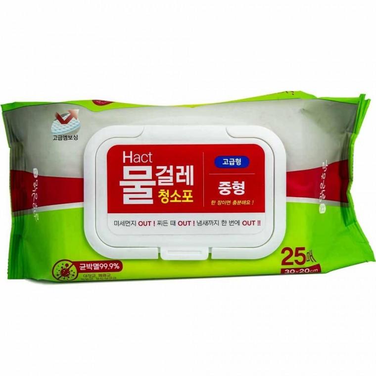 핵트 물걸레 청소포 고급형 중형 25매 30x20cm 3개