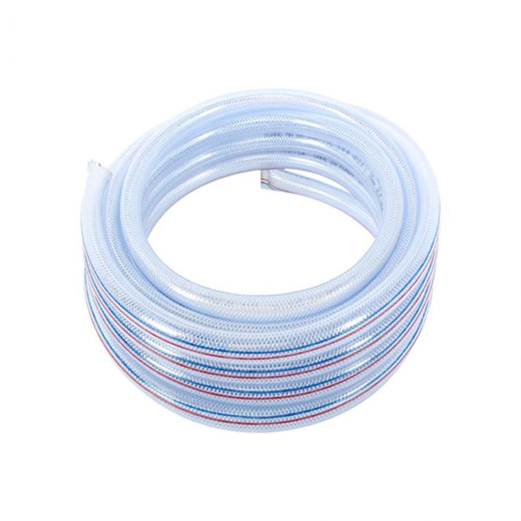 PVC 미니멀 편사호스 16mm x 15M 호스밴드 세차 원예 공장 물청소