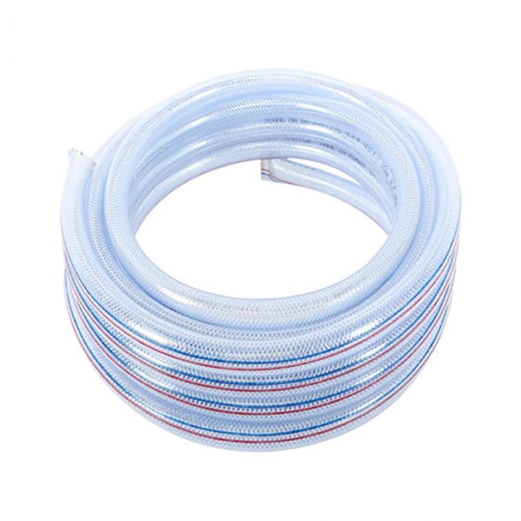 PVC 미니멀 편사호스 16mm x 20M 호스밴드 세차 원예 공장 물청소