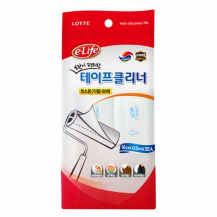 테이프 크리너 2개 청소용테이프 옷먼지제거 롤크리너리필