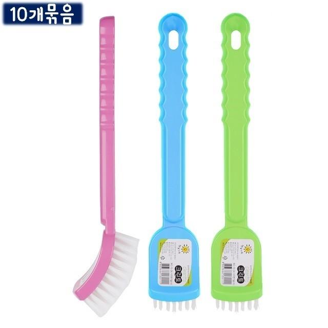 사각 변기솔-약30cm 10p 색상랜덤 화장실 바닥 청소용