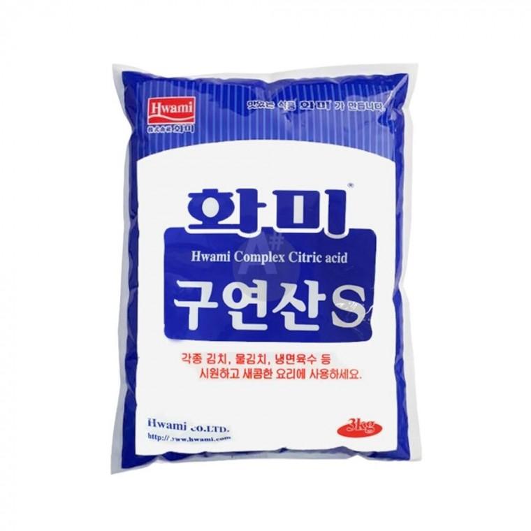 구연산S 물때제거 3kg 화미 대용량구연산 청소용세제