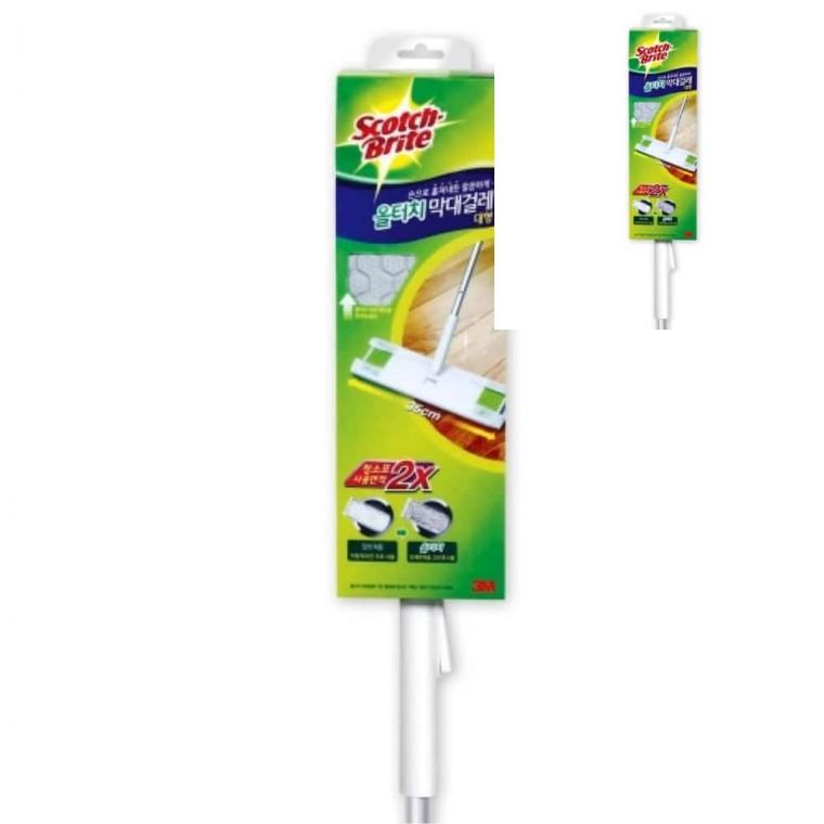 3M 올터치막대걸레 대형 34x11.5 밀걸레 청소걸레 청소밀대 바닥걸레