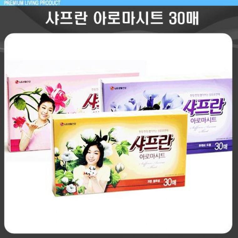 샤프란 아로마시트30매 청소향수 실내 향기 샤프란 30매