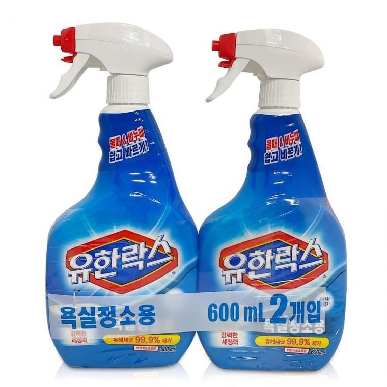 욕실청소용 세정제 600ml 2입 물때 비누때 제거 살균