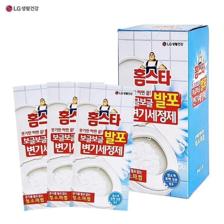 보글보글 발포 변기세정제 60g 3개 변기크리너 변기청소 세척