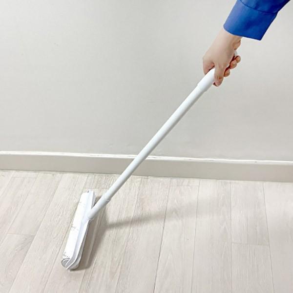 청소용 사선컷팅 먼지제거 밀대 테이프클리너 돌돌이 와이드 롱핸디 24cm