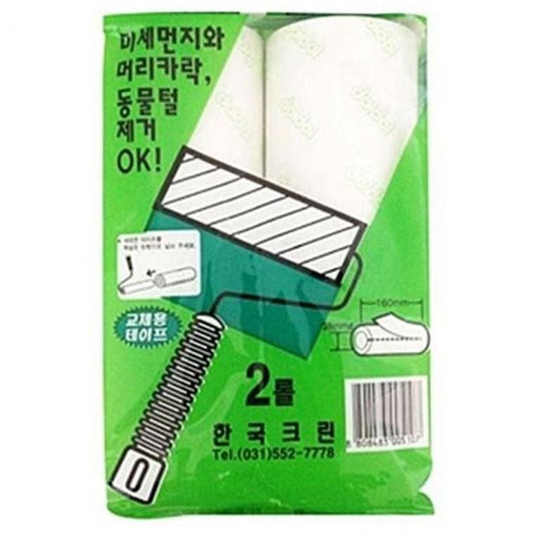 청소용 테이프 크리너 리필 2P 돌돌이 찍찍이
