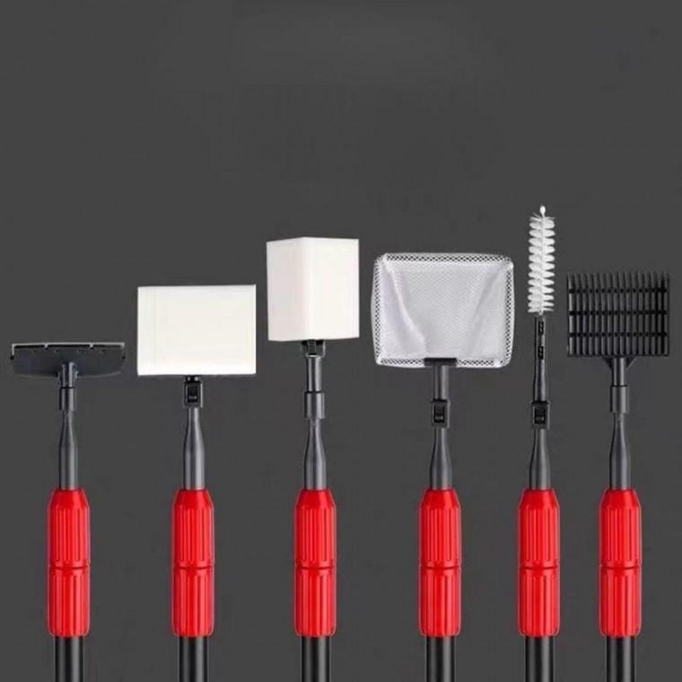 어항 청소 베이직 브러쉬 6종 세트 열대어 관상어 물고기키우기 수족관