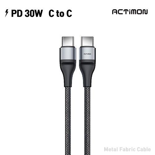 [후니케이스] 엑티몬 PD30W CtoC 메탈 케이블 - 1.2M (C to C)