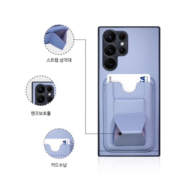 SUN플라워 체어로우 핑거그립 카드수납 PU가죽 범퍼 휴대폰 케이스 / 갤럭시폰 Series 모음