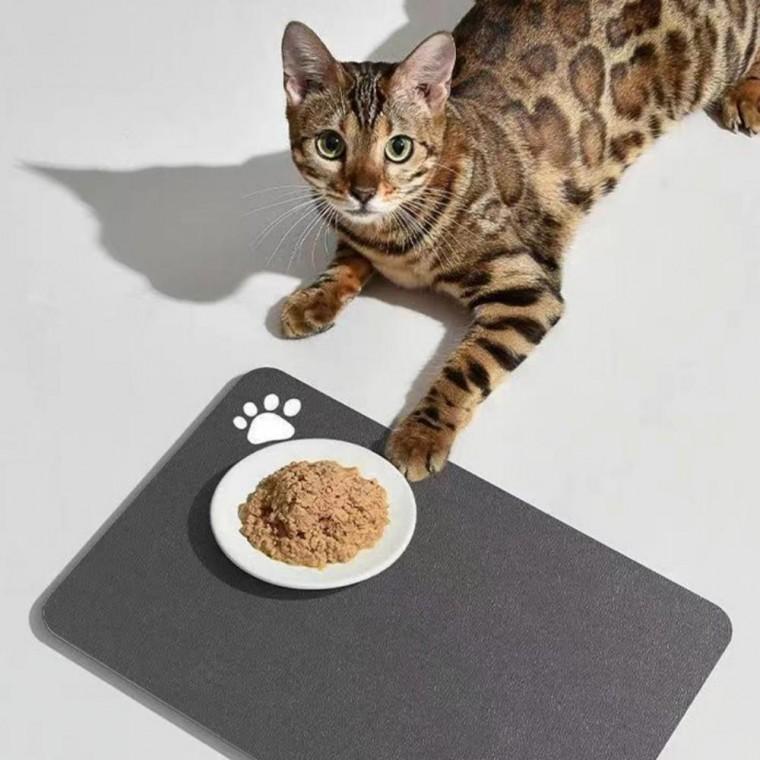 강아지 식기매트 물기흡수 깔개 규조토 애견 받침대 식탁매트