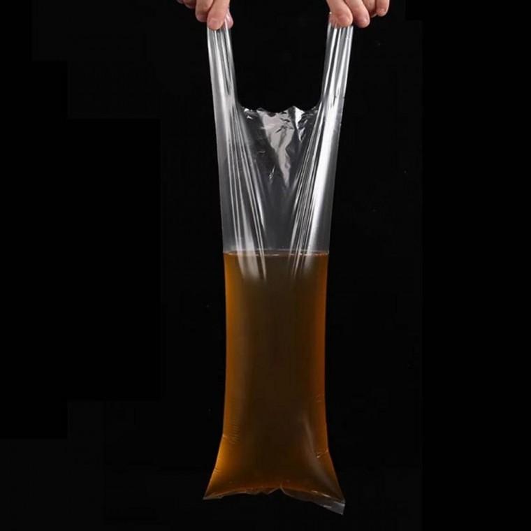 소변비닐백 노인 800ml 통 일회용 휴대용 간병 100p 간이변기