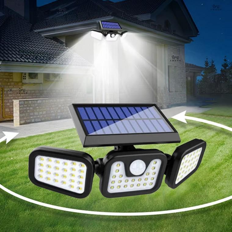 태양광 LED 충전식 sola 야외 멀티 조명등 랜턴 벽등 DJDL1725 3방향 센서등
