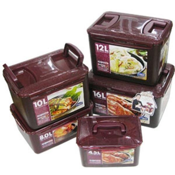 밀폐 김치통밀폐용기 보관통 락앤락 반찬통 락앤락밀폐용기 김장 10L 용기 누름판김치통 스덴김치통 김치