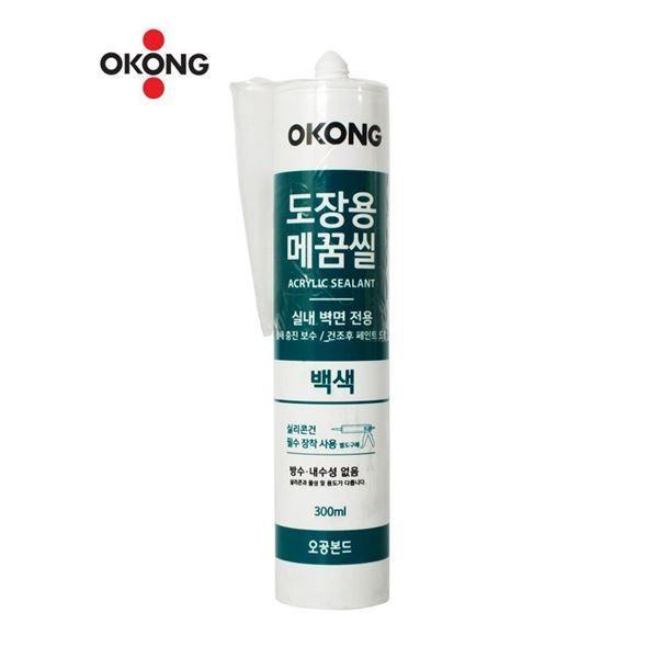 오공 샤시 실링 타일 보수제 리무버 제 실리콘 30ml 유리 순간제 백색 보수 제리무버