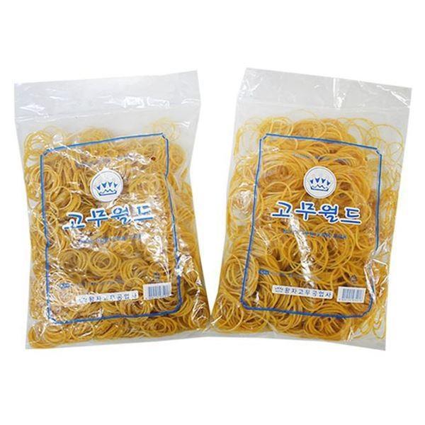 고무줄 고무줄밴드 밴드 420g 업소 머리끈대용량 검정고무줄 허리고무밴드 노란고무줄 사무실 끈 대용량