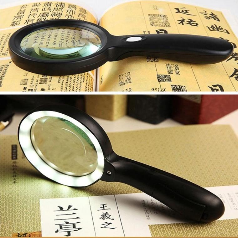 LED확대경 조명 돋보기 노인 수리 감정 독서 신문 빛