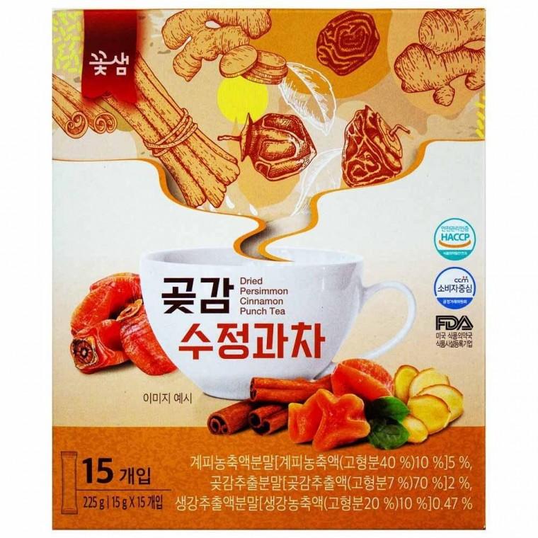 꽃샘 곶감 수정과차 225g(15g x 15개입)