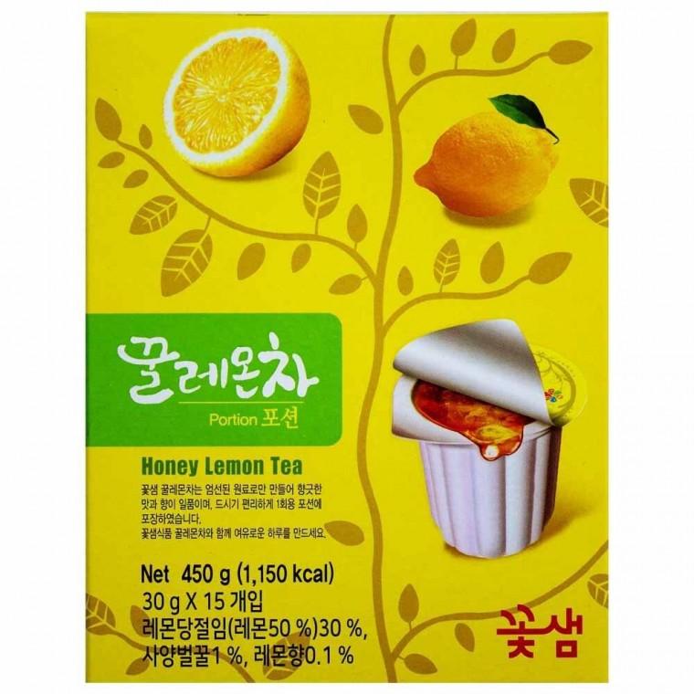 꽃샘 꿀레몬차 포션 450g(30g x 15개입)